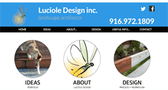 Desktop Screenshot of lucioledesign.com