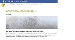 Desktop Screenshot of news.lucioledesign.com